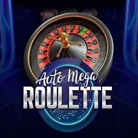 Auto Mega Roulette slot logo by Pragmatic Play at Magius Casino