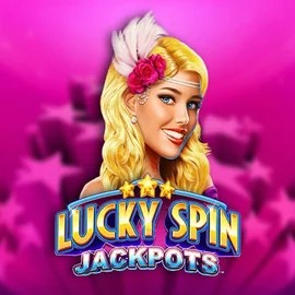 Lucky Spin Jackpots slot logo by Novomatic at Magius Casino