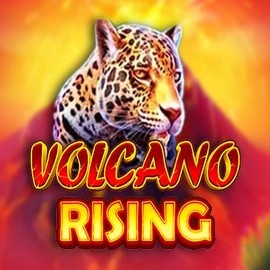 Volcano Rising slot logo by RubyPlay at Magius Casino